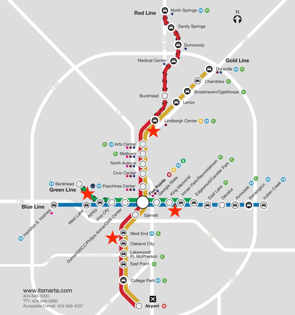 Three more locations for MARTA infill stations revealed | Urbanize Atlanta